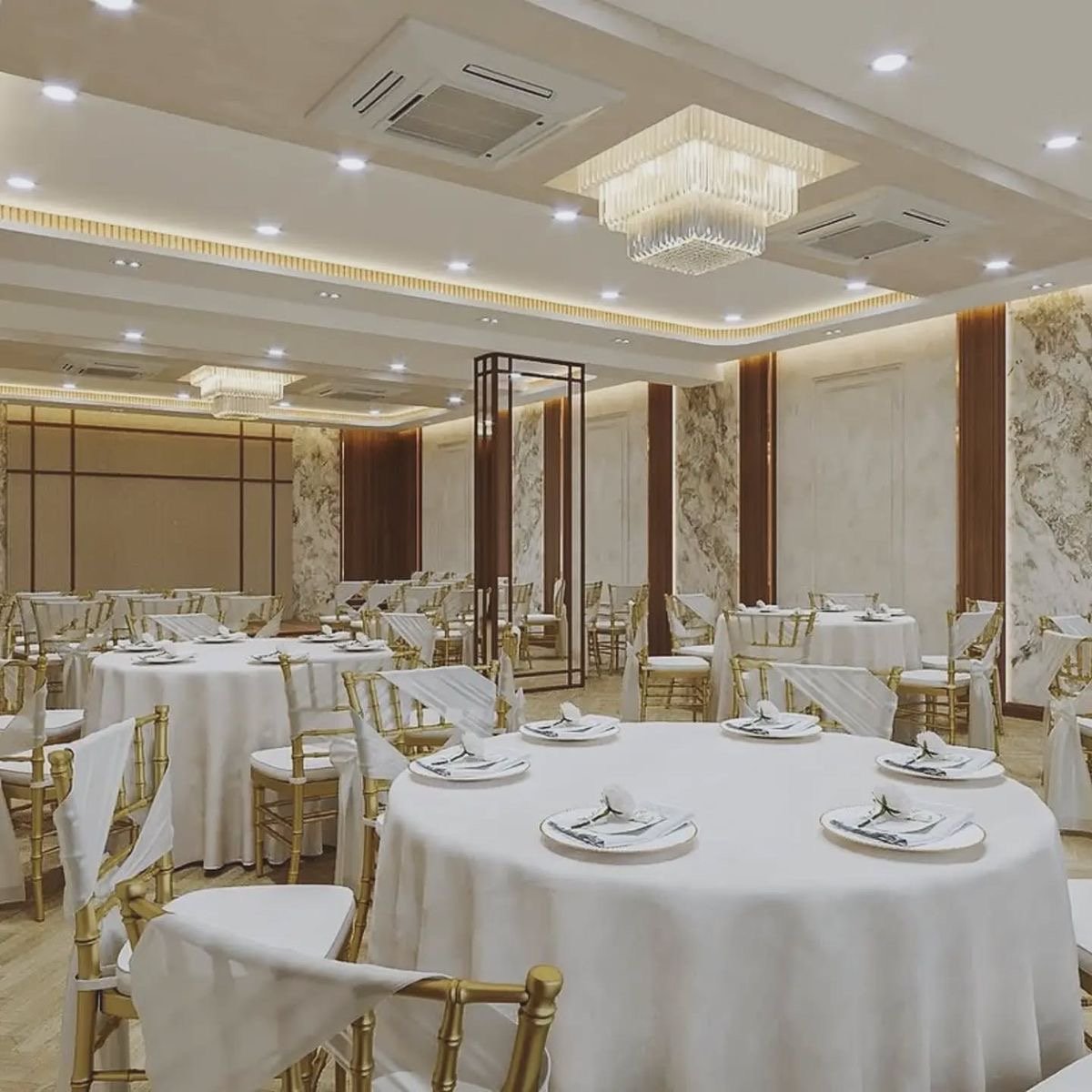  ديكورات صالات وقاعات أفراح الشرقية | تصميم قاعات زفاف فخمة